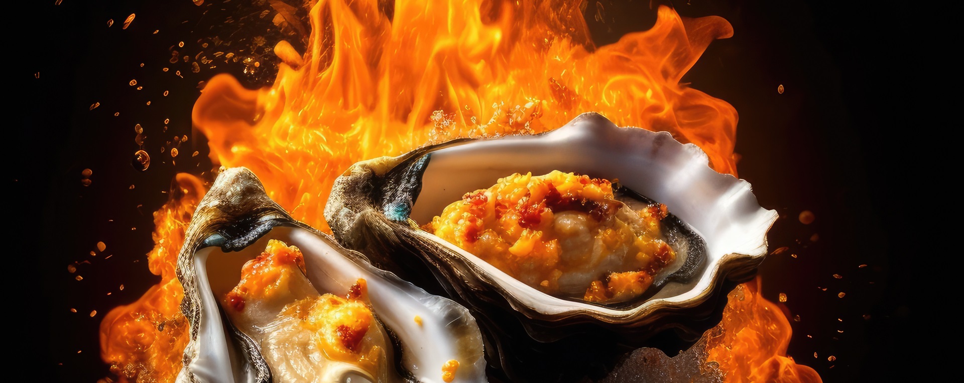 蠔火爆品牌策劃VI設計，燒烤logo設計